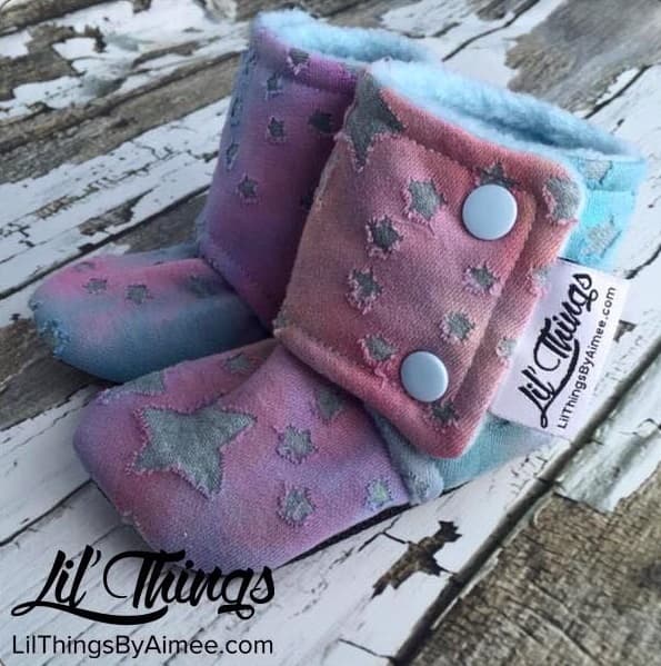 Lil' things by Aimee, contest winner, baby booties
