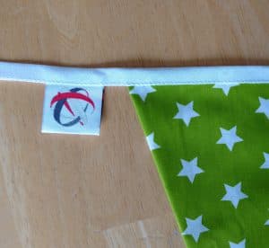 Woven Labels, bunting, boho, diy, etsy